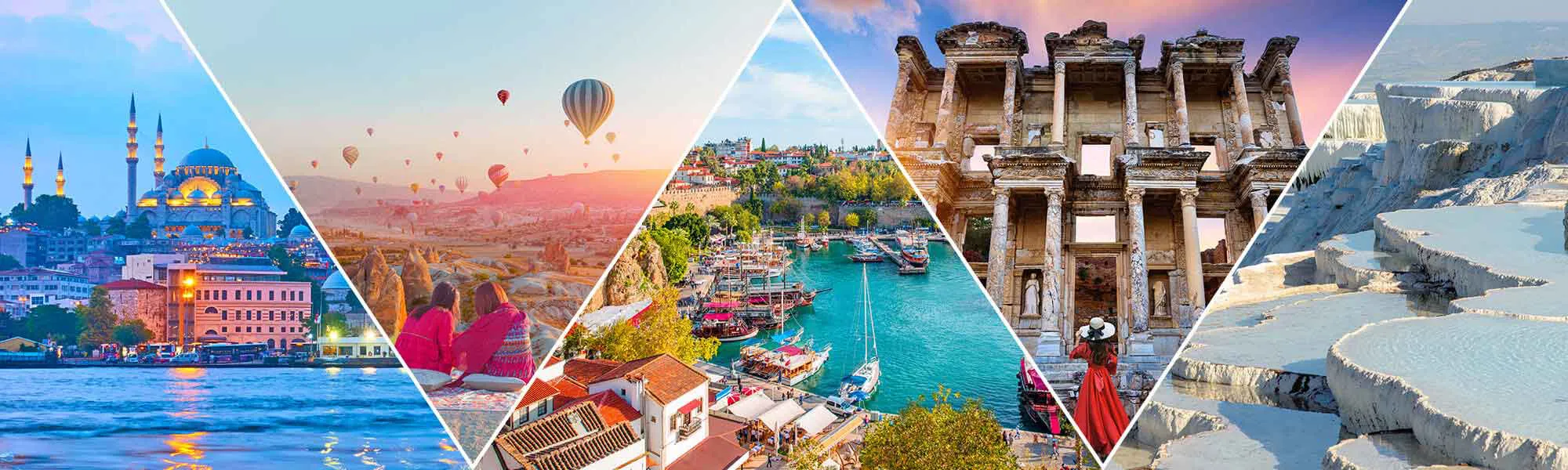 Custom made 5 Nights 6 days Turkey Tour from Istanbul - Antalya- Cappadocia